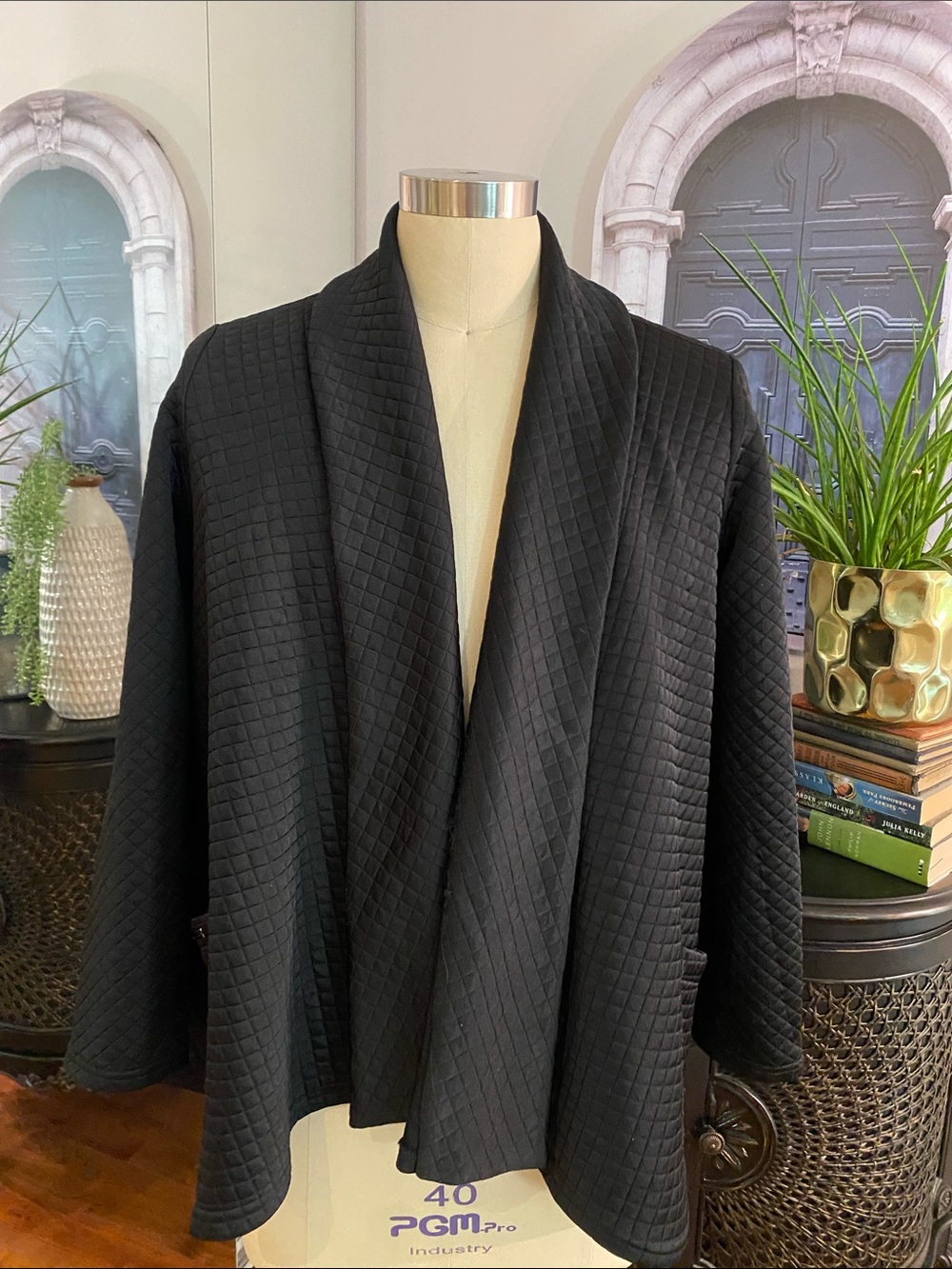 joseph ribkoff black jacket ladies Size 12